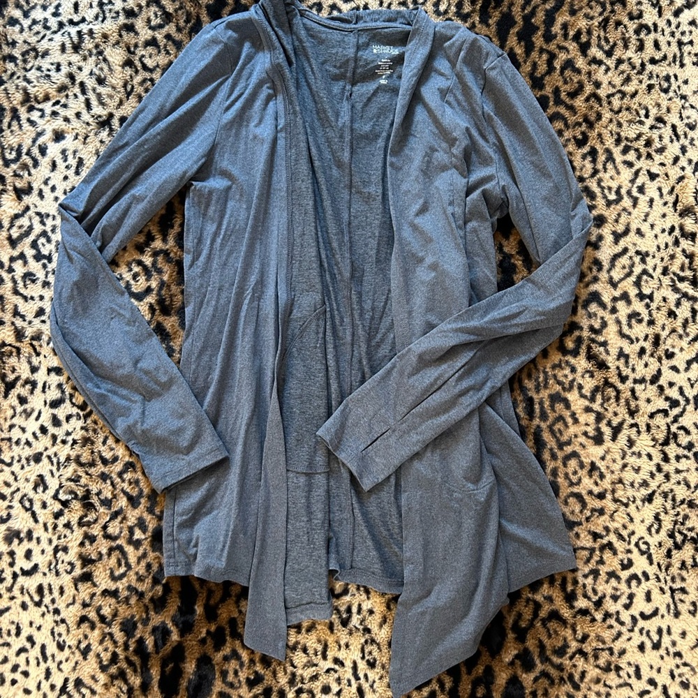 Market & Spruce Dark Gray Women's Cardigan